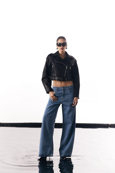 High-Rise Wide Leg Jean by Befree (M)