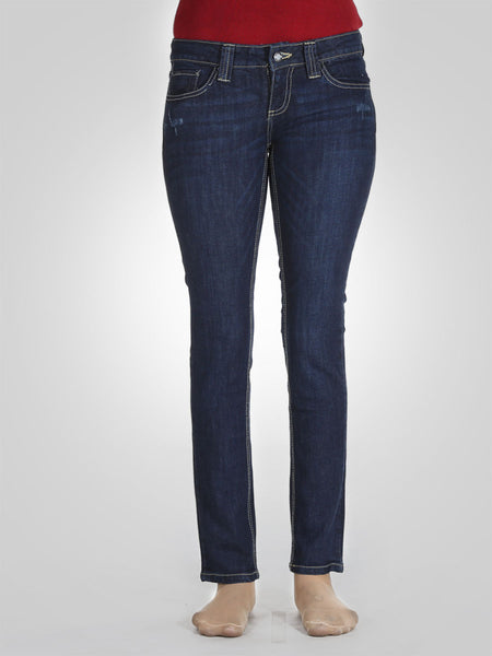 Straight Leg Jeans By Original Lemmi